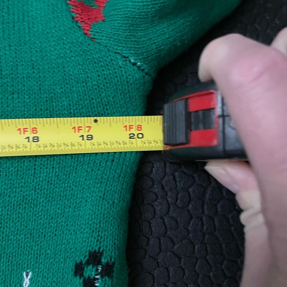 Santa llama ugly Christmas sweater size large B2 - Picture 5 of 7